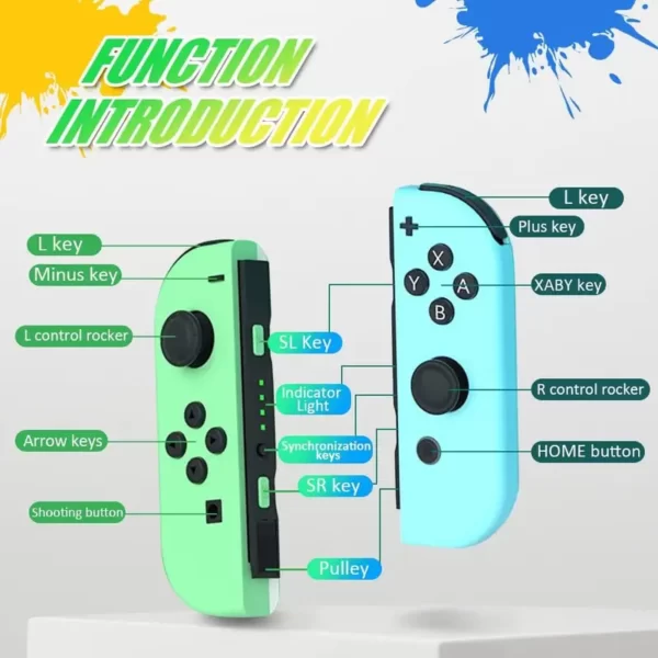 Joy Cons Wireless Controller For Nintendo Switch - Image 2