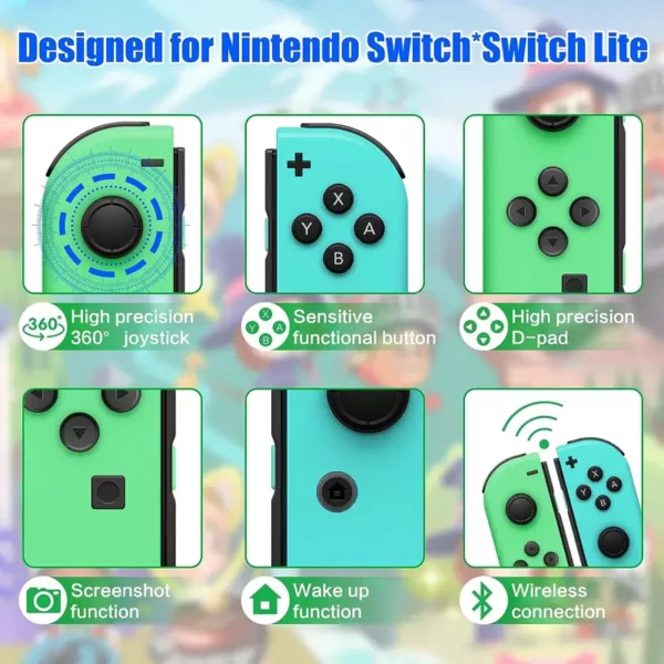 Joy Cons Wireless Controller For Nintendo Switch - Image 3