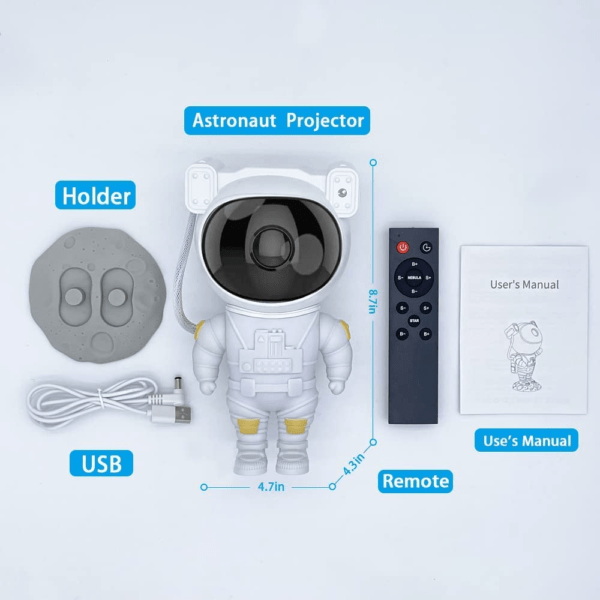 astronaut star and nebula projector - Image 3