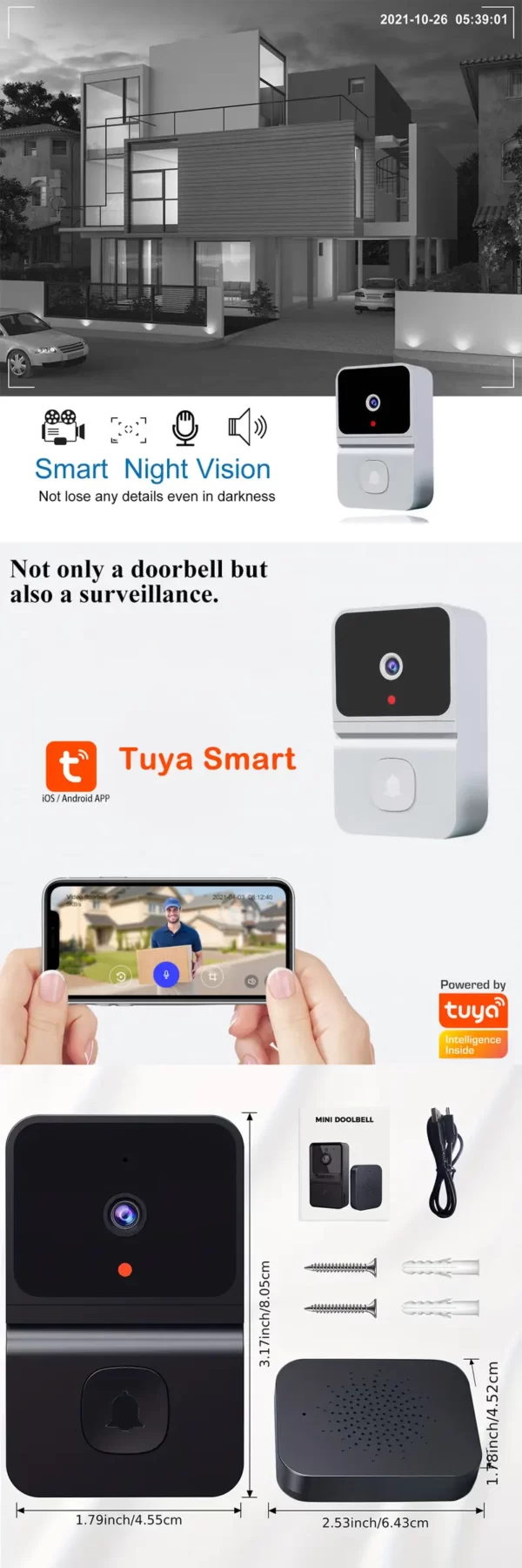 Tuya Doorbell Camera & Wi-Fi - Image 4