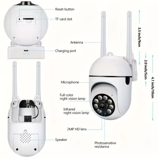 JXLCAM 1080P HD WIFI Wireless Camera - Image 2