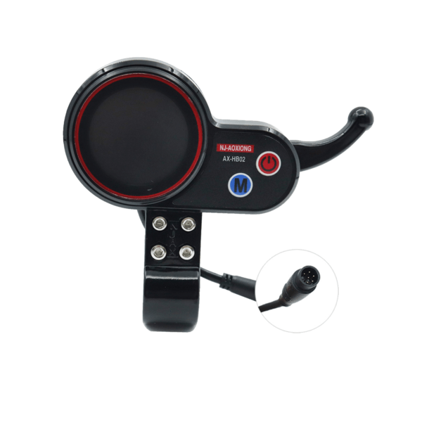 NJ-AOXIONG AX-HB02 Electric Scooter Dashboard 48v Adjustable 6PIN For Electric Scooter